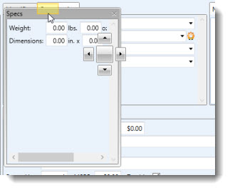 Customizing the Item Window Layout