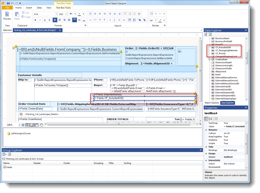 Adding Custom Fields to Reports