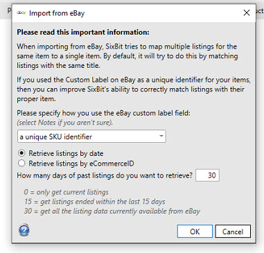 importing from eBay